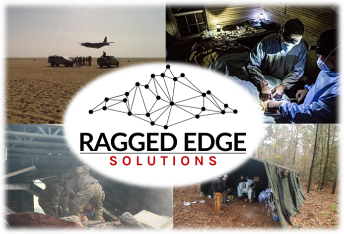 RES Logo with pictures of prolonged field care in the background